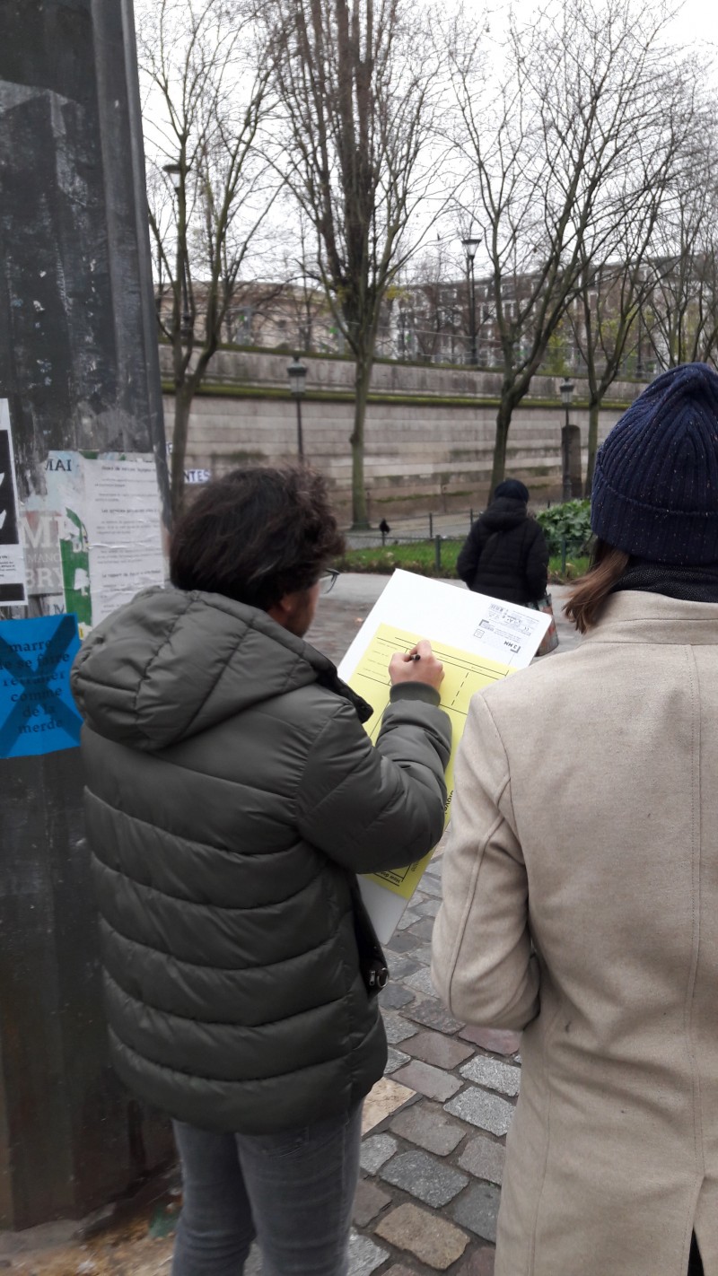 Grille d'observation pour les espèces mobiles Bioveins - g.u.i.