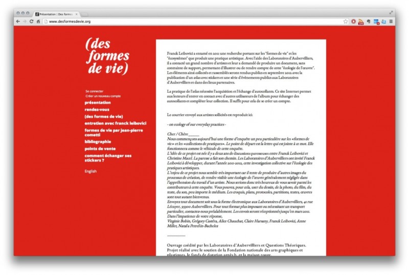  (des formes de vies) - g.u.i.