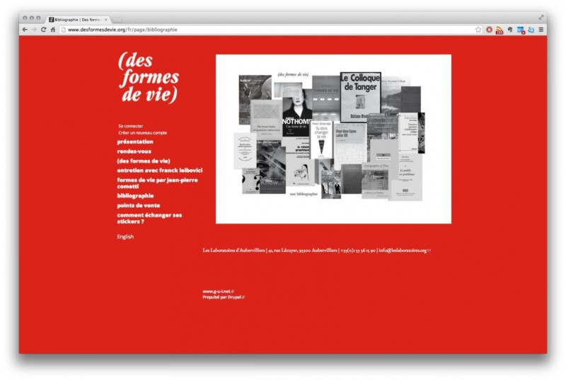  (des formes de vies) - g.u.i.