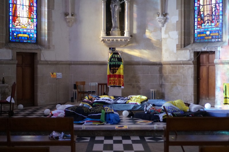 Resters United, session de travail au PA-F, avec le groupe Collective Practice Research Group, 2021 Les Formes du Repos / Shapes of Rest / Die Gestalt der Ruhe - g.u.i.