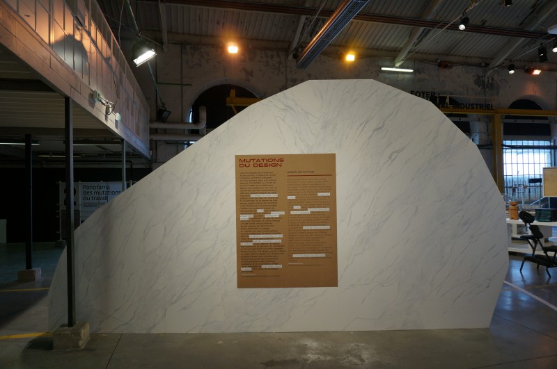 Le texte d'introduction sur le coté du belvedere. Panorama des mutations du travail - g.u.i.