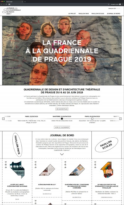La France à la Quadriennale de Prague 2019
